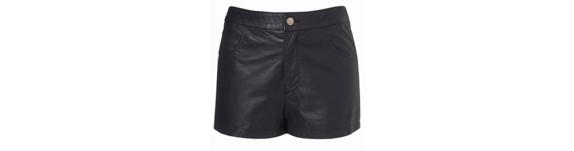 Leather Shorts Women 