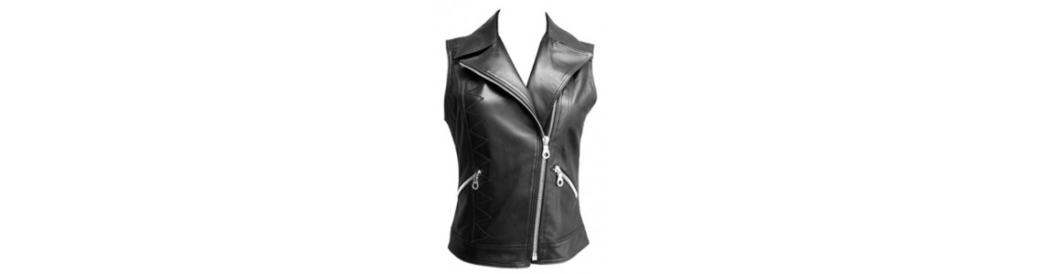 Leather Vest Women